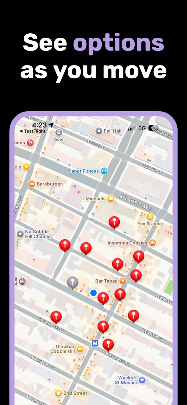 Hydrant pins updating on the map as you move